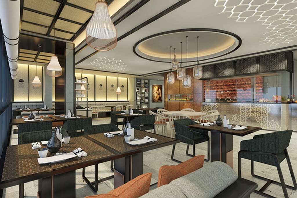 Hilton Dili Palm Springs Hotel Restaurant photo